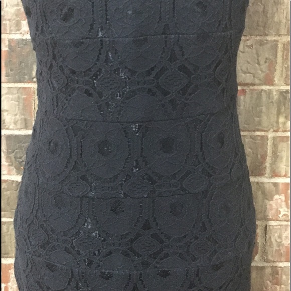 EUC EN FOCUS Lovey Lined, Side Zippered Lace Dress - Picture 8 of 11
